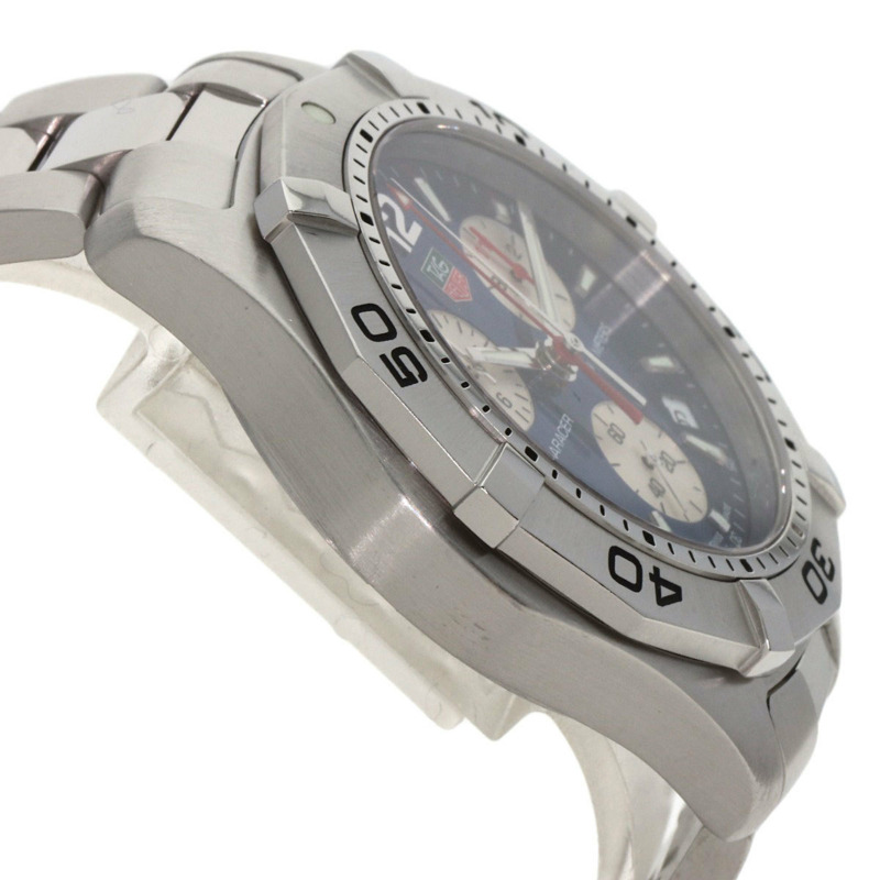 泰格豪雅 CAF1112 Aquaracer 計時碼錶，不鏽鋼/SS，男士-5