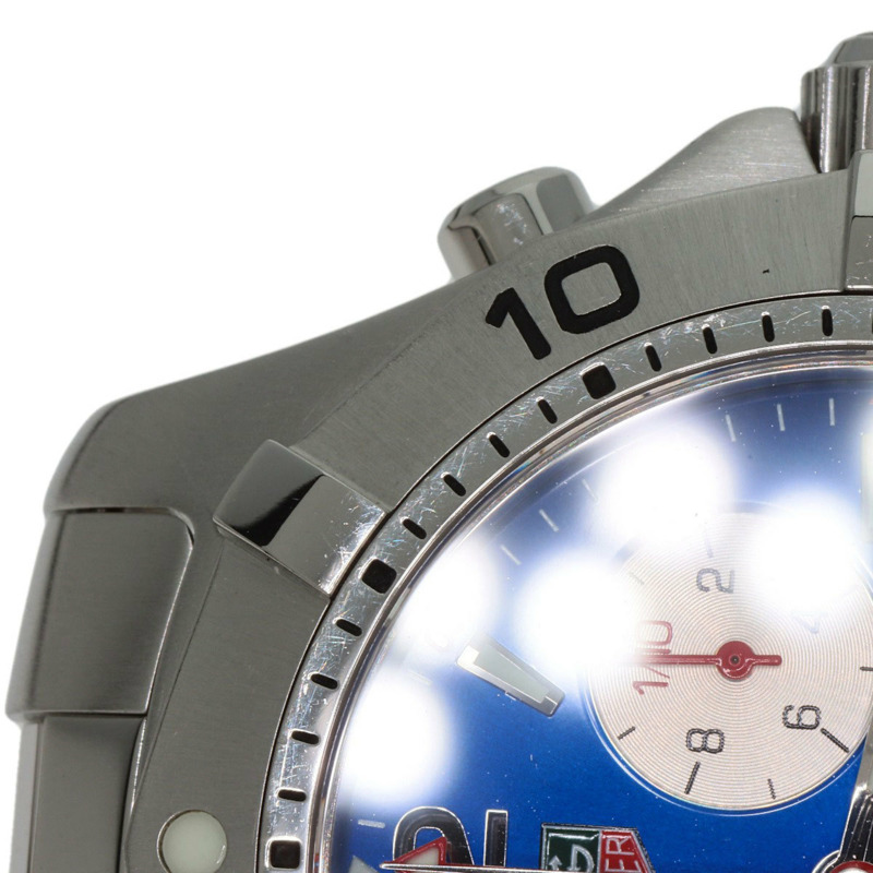 泰格豪雅 CAF1112 Aquaracer 計時碼錶，不鏽鋼/SS，男士-14