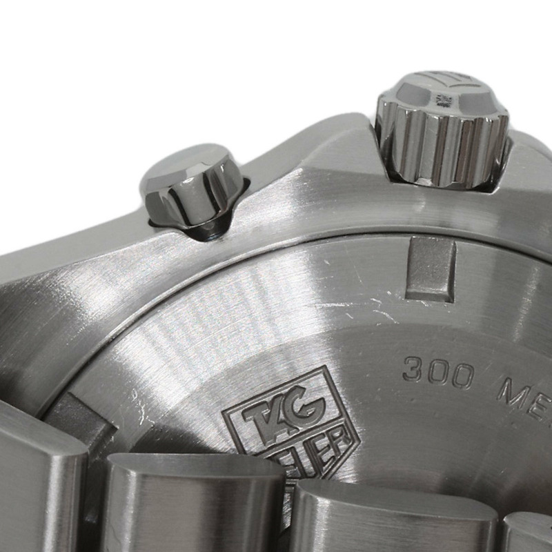 泰格豪雅 CAF1112 Aquaracer 計時碼錶，不鏽鋼/SS，男士-20