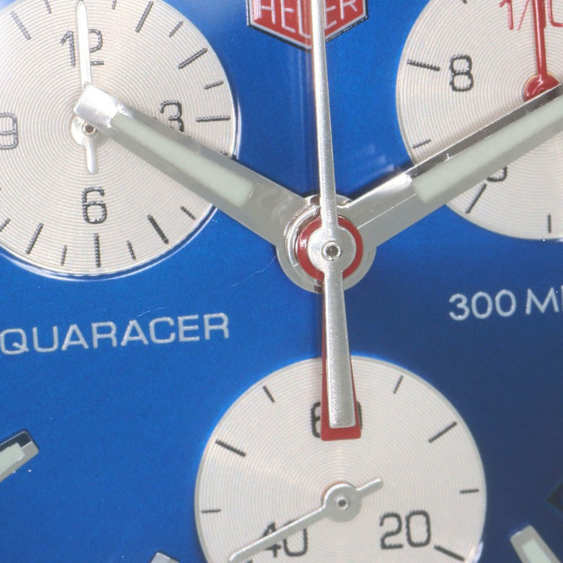 泰格豪雅 CAF1112 Aquaracer 計時碼錶，不鏽鋼/SS，男士-25