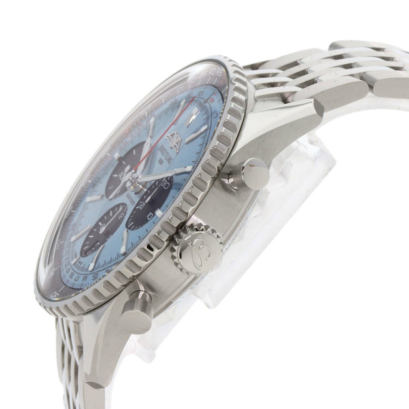 百年靈航空計時 B01 計時腕錶 43 不鏽鋼男錶 AB0138241C1A1-4