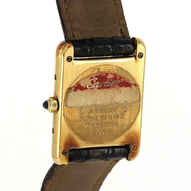 卡地亞 Must Tank SM GP 石英腕錶-3