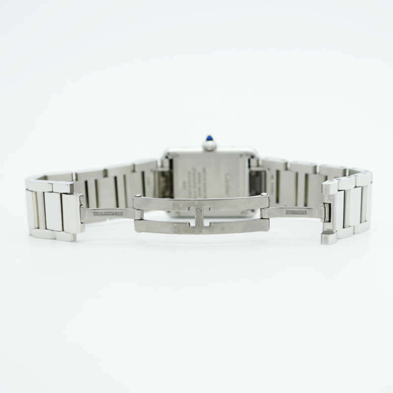 卡地亞 Tank Must SM WSTA0051 銀色錶盤女士手錶-3