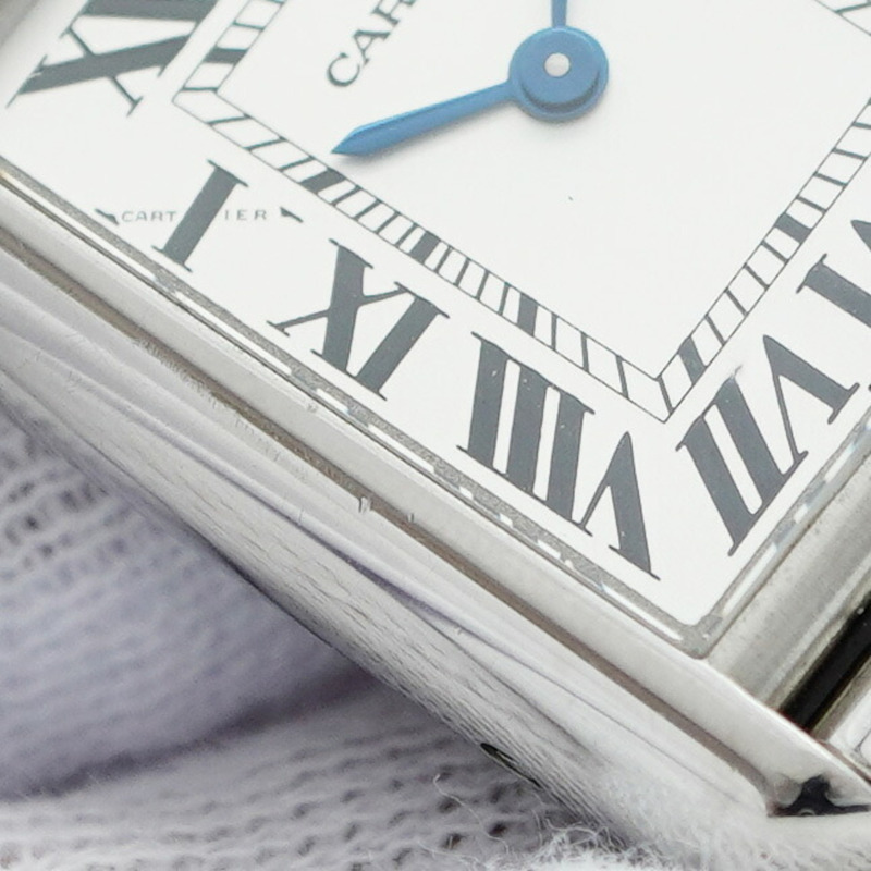 卡地亞 Tank Must SM WSTA0051 銀色錶盤女士手錶-6