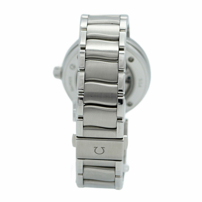 歐米茄碟飛 Ladymatic 425.30.34.20.55.001 白色錶盤女士手錶-6