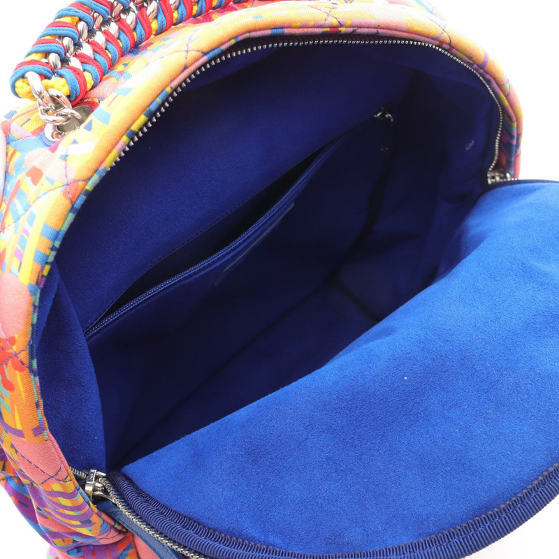 CHANEL Rucksack 背包 A57104 尼龍皮革 橘色 多色 二手 女款 CC-2