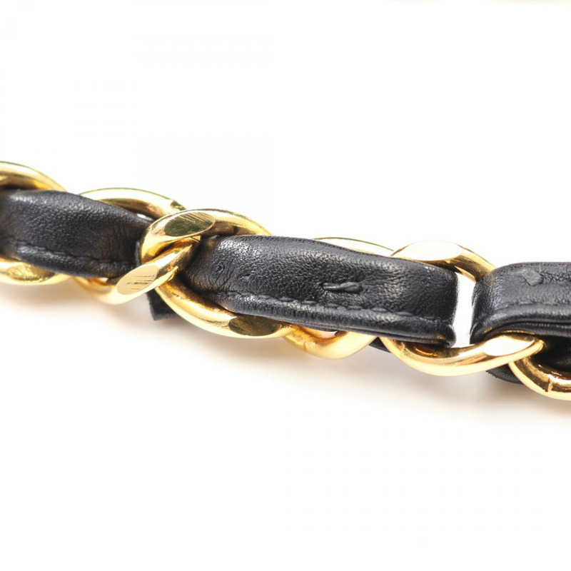 CHANEL Jumbo Matelasse 34 鏈條單肩包 小羊皮 黑 GHW 二手 女款-9