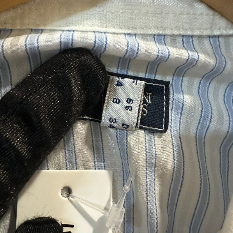 【美收精品】ARMANI JEANS藍白長袖襯衫 4-222-3