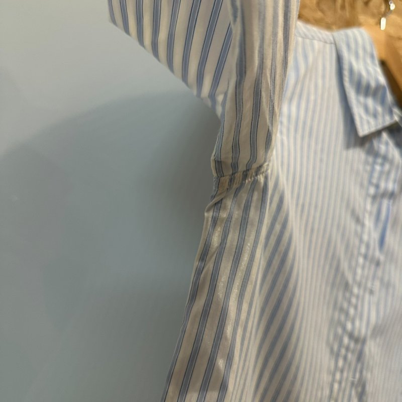 【美收精品】ARMANI JEANS藍白長袖襯衫 4-222-6