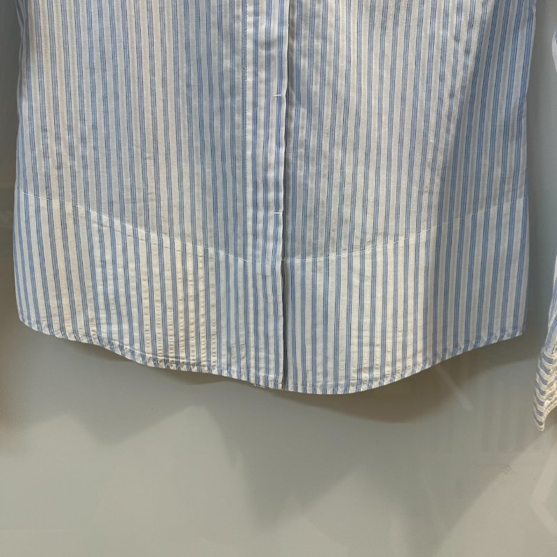 【美收精品】ARMANI JEANS藍白長袖襯衫 4-222-8