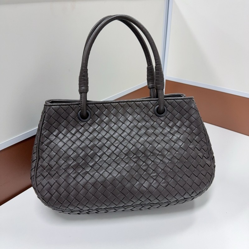 BV葆蝶家編織灰色菜籃子羊皮 手提包 專櫃在售-1