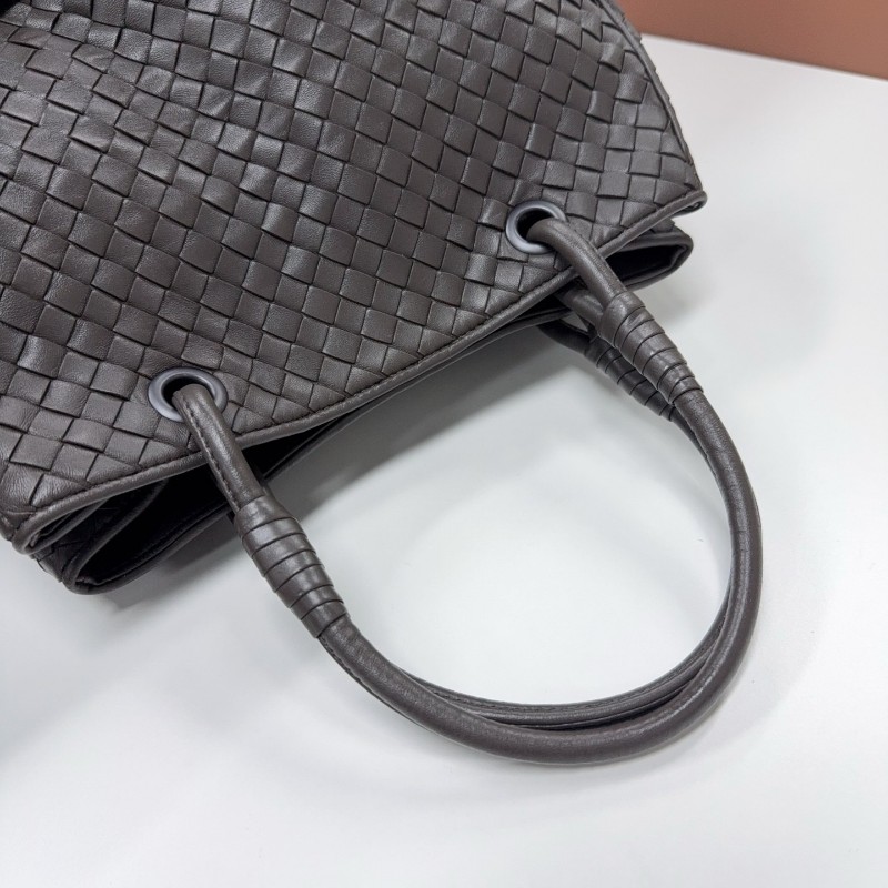 BV葆蝶家編織灰色菜籃子羊皮 手提包 專櫃在售-6