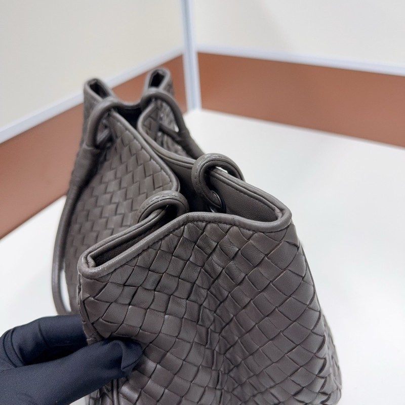 BV葆蝶家編織灰色菜籃子羊皮 手提包 專櫃在售-8