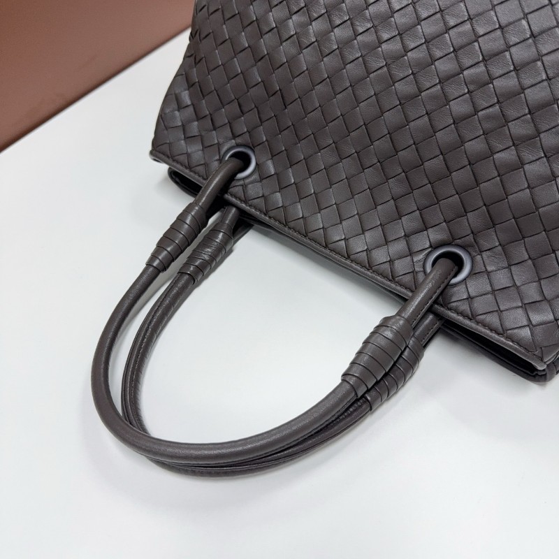 BV葆蝶家編織灰色菜籃子羊皮 手提包 專櫃在售-13