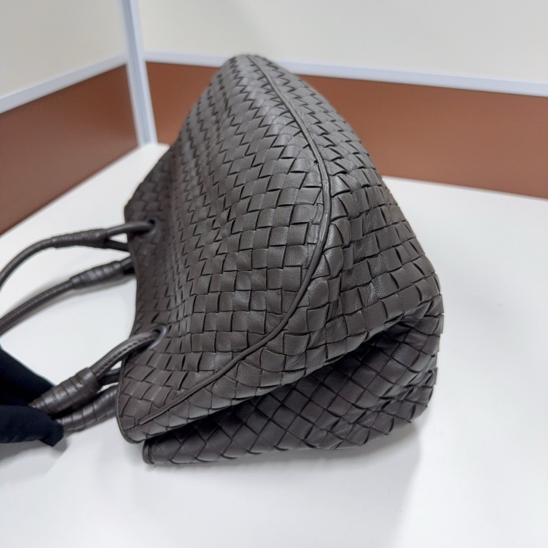 BV葆蝶家編織灰色菜籃子羊皮 手提包 專櫃在售-16