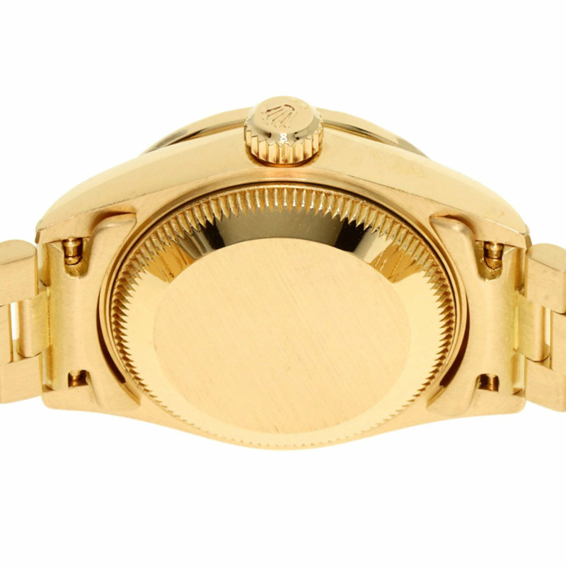 Rolex 69158ZR Datejust 正品鑽石與紅寶石手錶 18K 黃金/18KYG/18KYG 女士勞力士-6