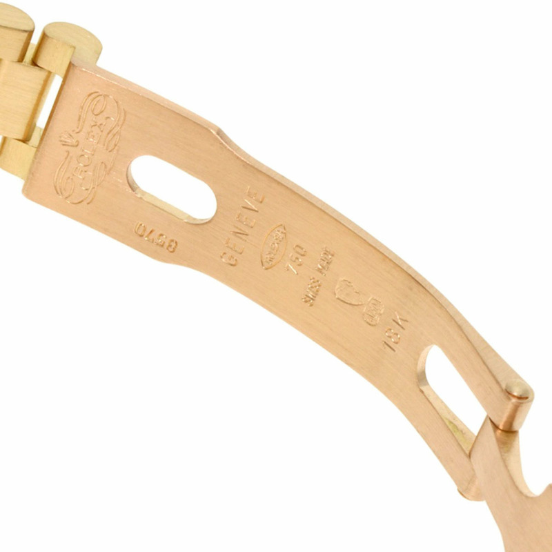 Rolex 69158ZR Datejust 正品鑽石與紅寶石手錶 18K 黃金/18KYG/18KYG 女士勞力士-8