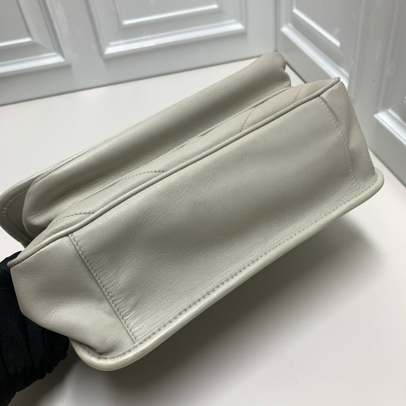YSL NIKI中號 奶白色金鏈 D扣新款 肩背包 斜背包-15