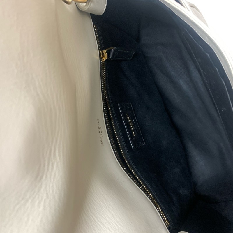 YSL NIKI中號 奶白色金鏈 D扣新款 肩背包 斜背包-21