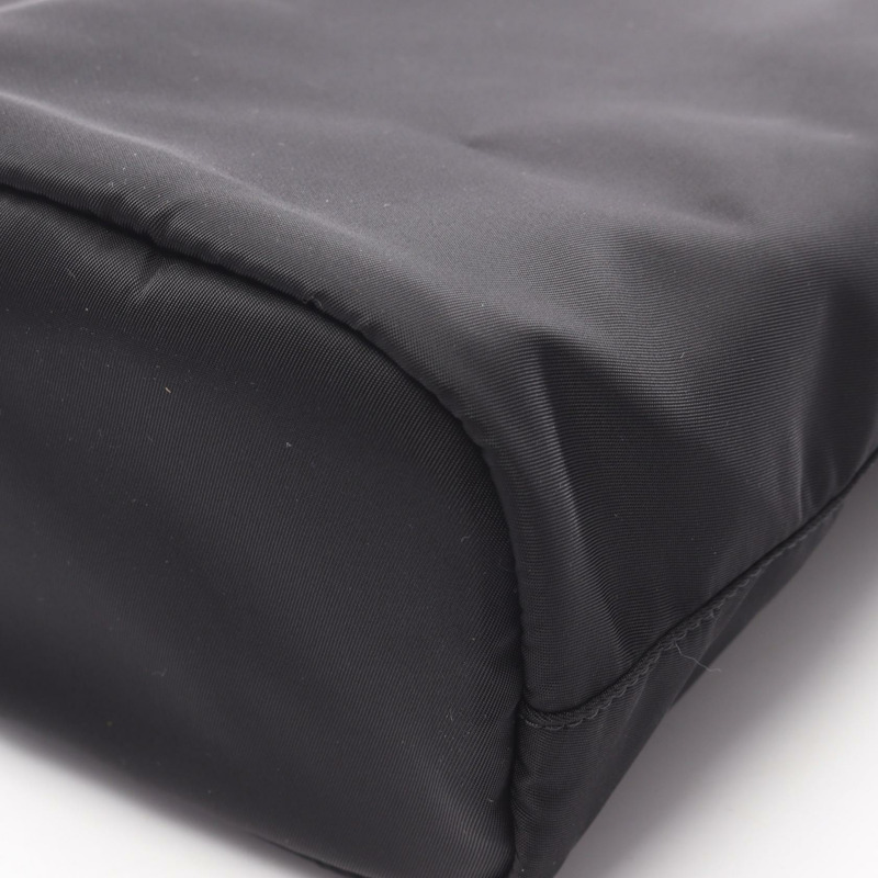 PRADA VELA Re-Nylon Pouch 抽繩包 1NS369_R067_F0002 Saffiano 黑色 二手-4