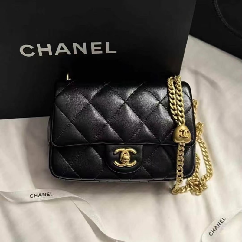 全🆕香奈兒/Chanel 愛心調節扣方胖子愛心方胖子好價得-6