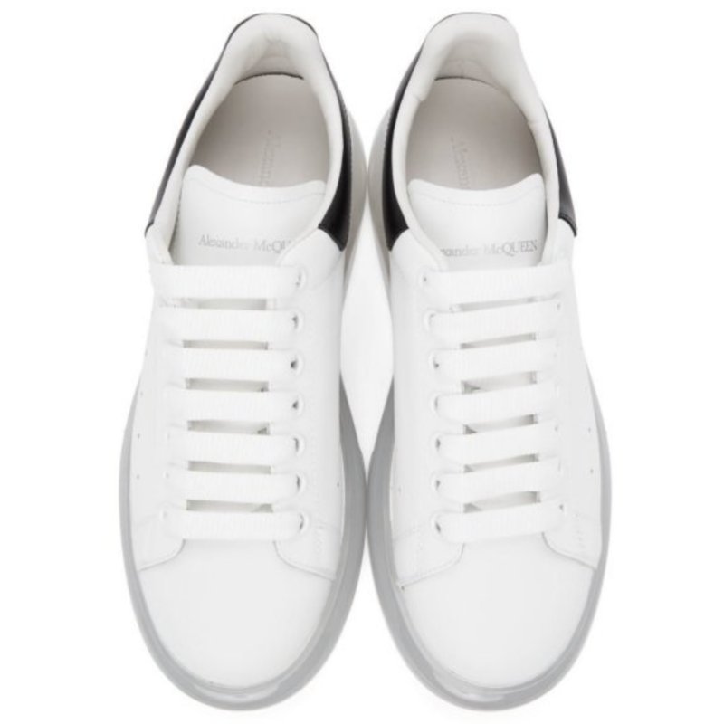 🛍️ 最後一波優惠・開搶倒數中！【ALEXANDER MCQUEEN】經典黑白膠底 麥坤小白鞋(下單前須先私訊)-2