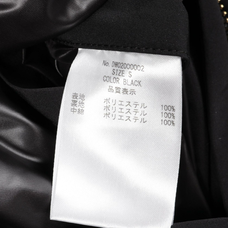 Daniel Wellington 喇叭輪廓填充其他外套 DW02000002S 聚酯纖維 黑色 全新 女款-3