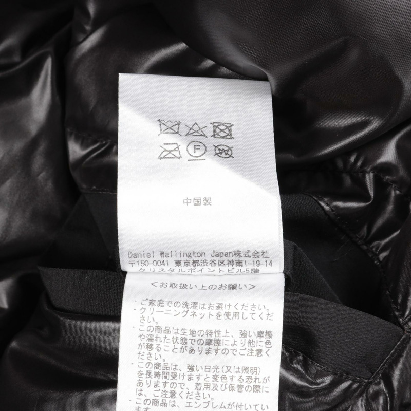 Daniel Wellington 喇叭輪廓填充其他外套 DW02000002S 聚酯纖維 黑色 全新 女款-4