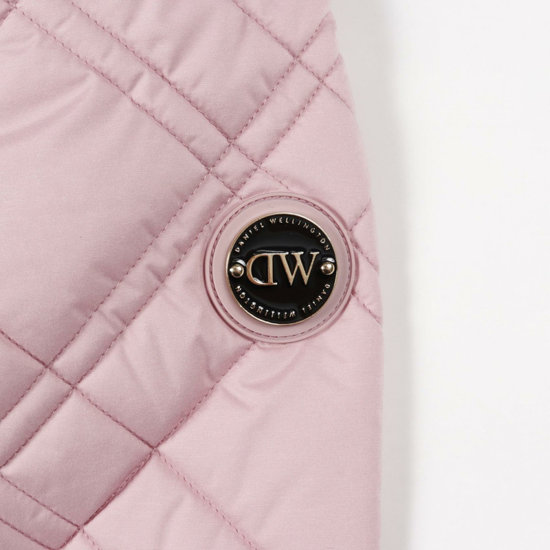 Daniel Wellington 輕盈絎縫填充其他夾克 DW02000003S 聚酯粉紅新款女款-5