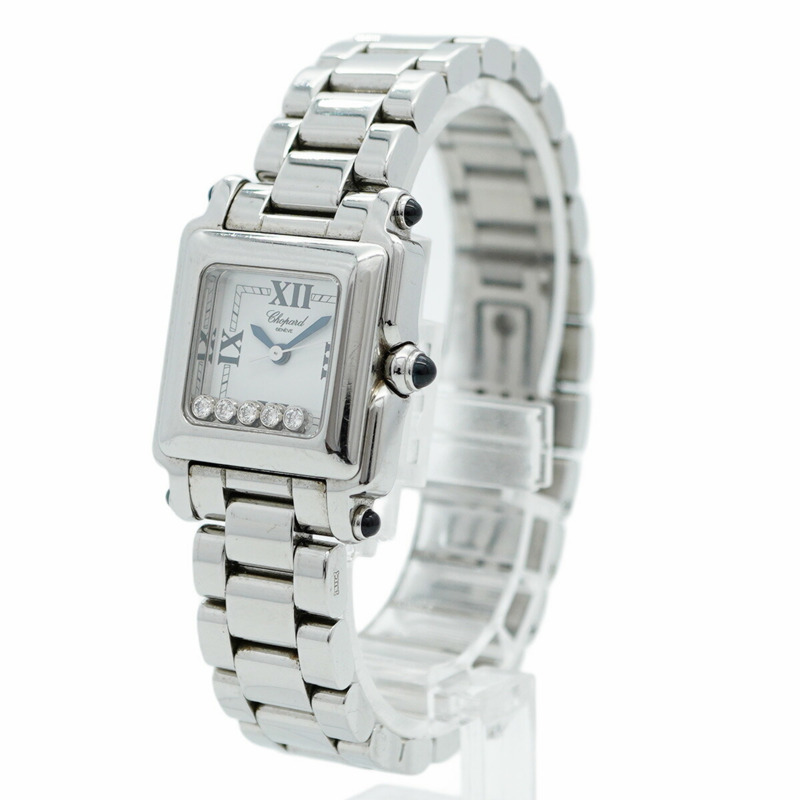 Chopard Happy Sport 27 8893-23 白色錶盤女士手錶-1