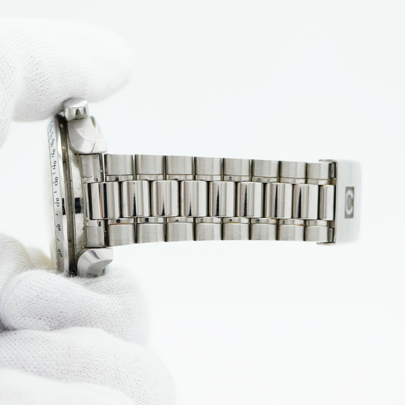 歐米茄超霸邁克爾舒馬克 3511.12 黃色錶盤男士手錶-5