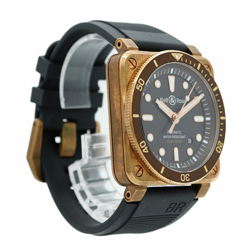 Bell & Ross Diver BR0392-D-BR-BR 棕色錶盤男士手錶-3