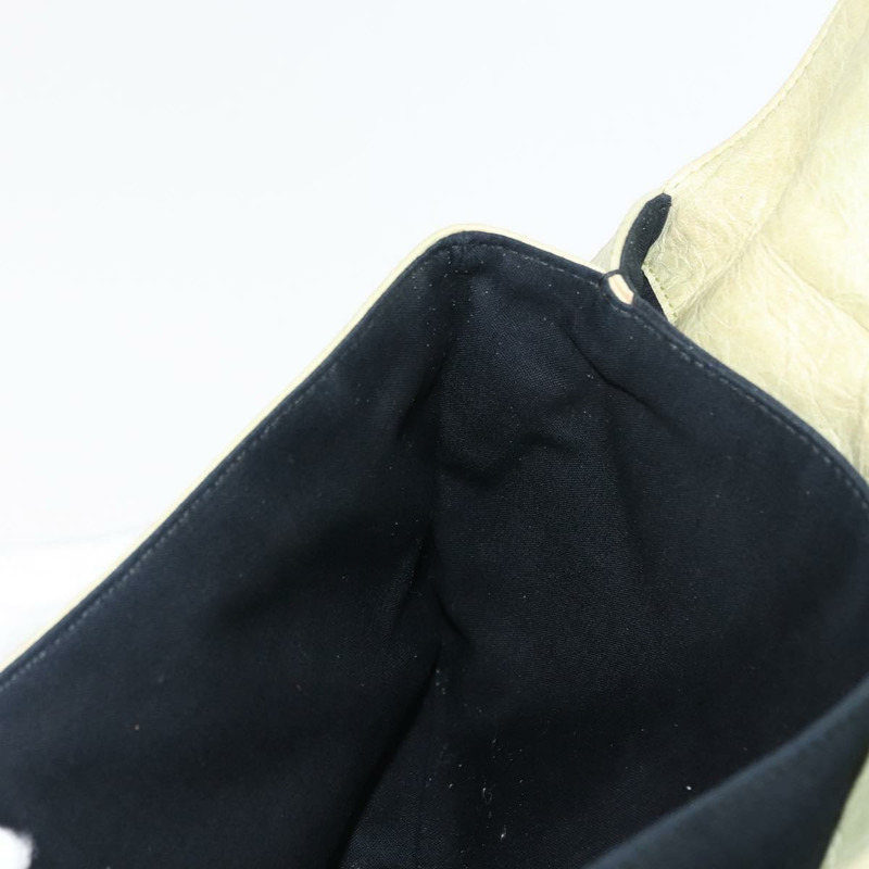 【日本直送】BALENCIAGA 巨型信封包 皮革 銀色 淺綠色 186182 正品 bs29813-17