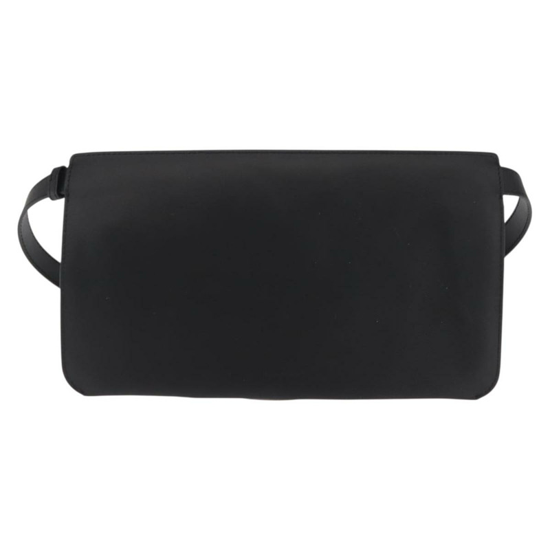 【日本直送】BURBERRY 腰包 皮革 黑色 金色 正品 bs29795-1