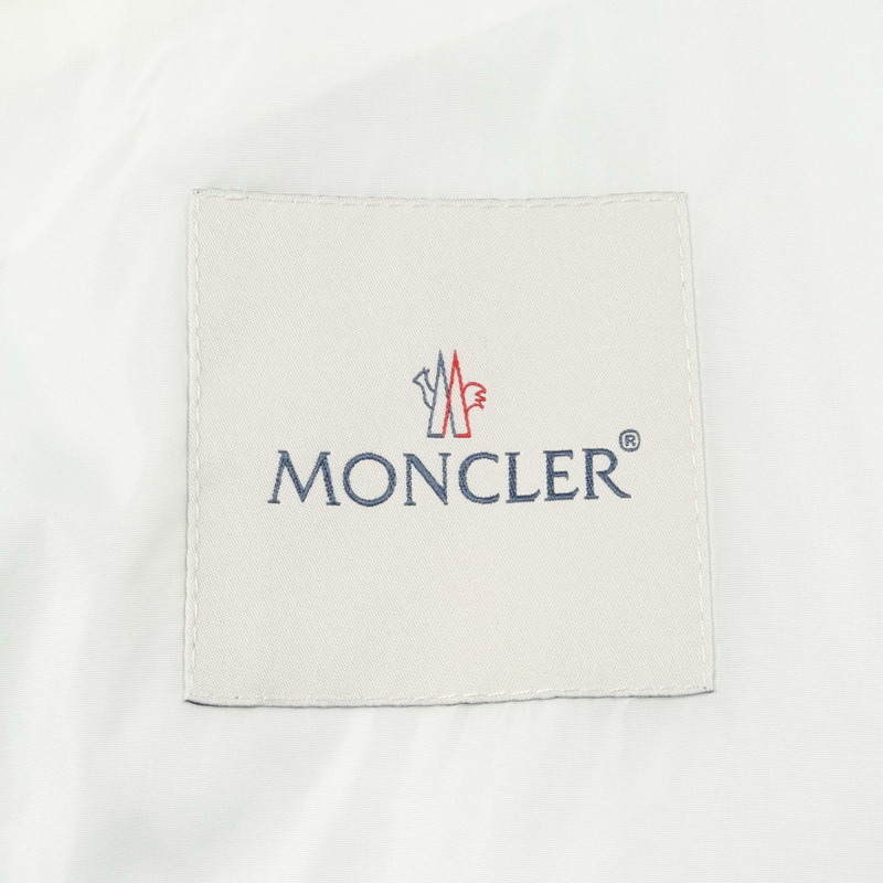MONCLER SEVERAU 拉鍊牛仔外套 棉質 藍白 00 碼 二手 女款-2