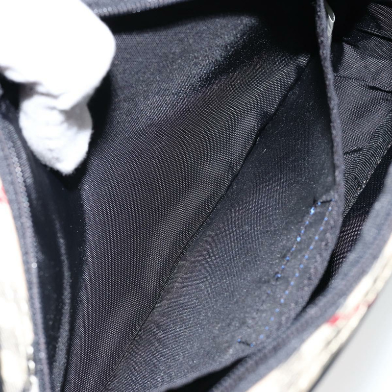 【日本直送】BURBERRY Nova Check Blue Label 手提包 尼龍 米色 黑色 正品 ep11057-11