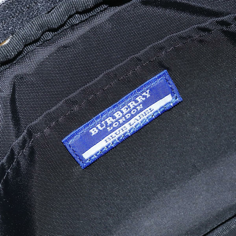 【日本直送】BURBERRY Nova Check Blue Label 手提包 尼龍 米色 黑色 正品 ep11057-16