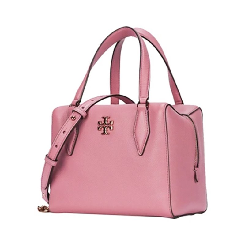 【TORY BURCH】雙TLOGO皮革兩用包-粉紅色-0