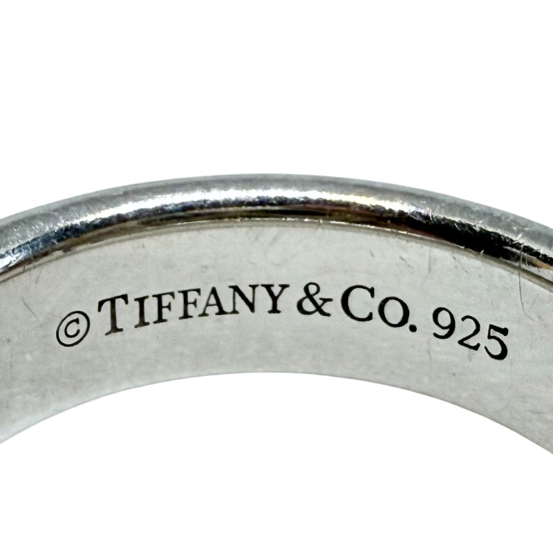 TIFFANY & CO. 純銀 雙鑽 戒指-7