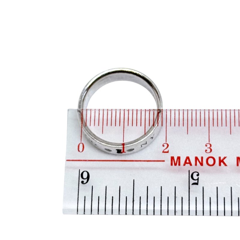 TIFFANY & CO. 純銀 雙鑽 戒指-8