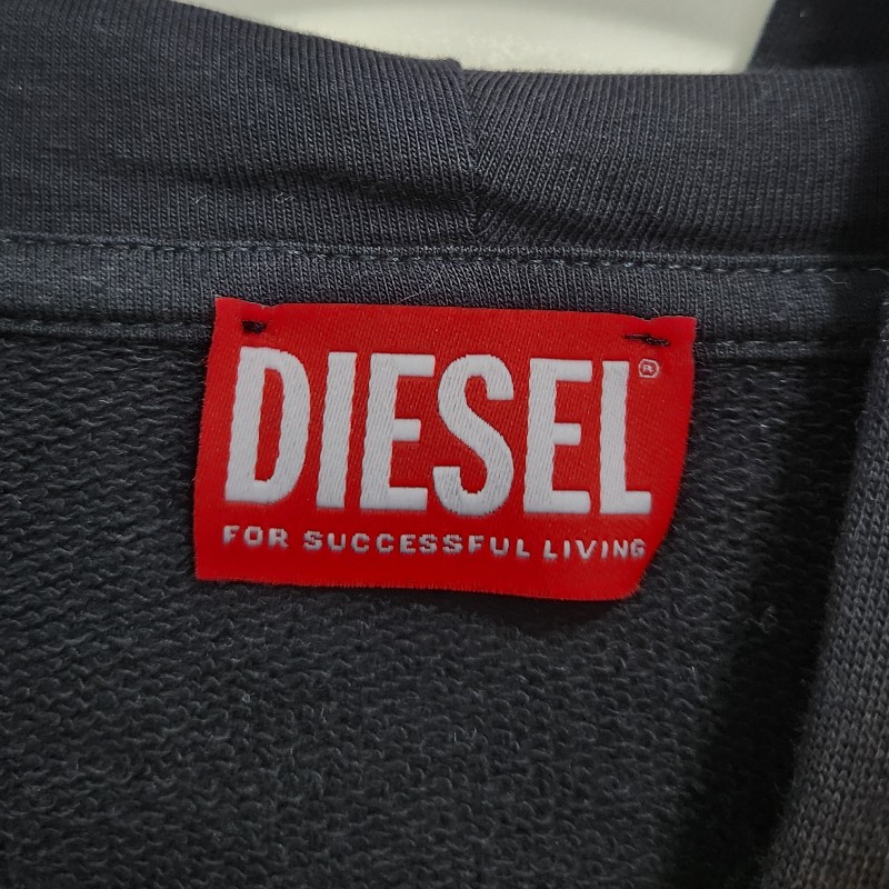 DIESEL 混色長袖帽T-2