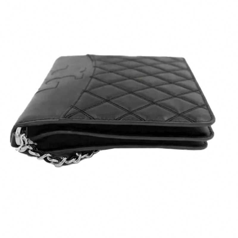 【TORY BURCH】格菱紋皮革翻蓋斜背包-2