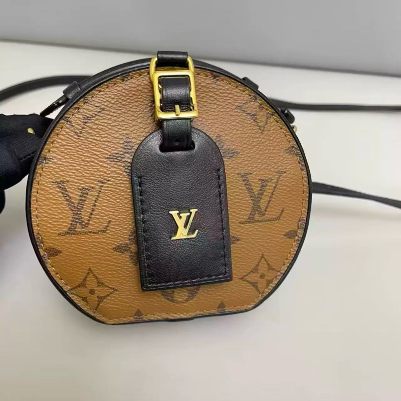 新款芯片款！Louis Vuitton 焦糖色圓餅包 迷你款 mini-2