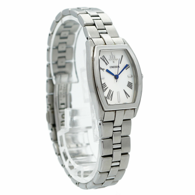 精工 Credor GSAS975 白色錶盤女士手錶-3