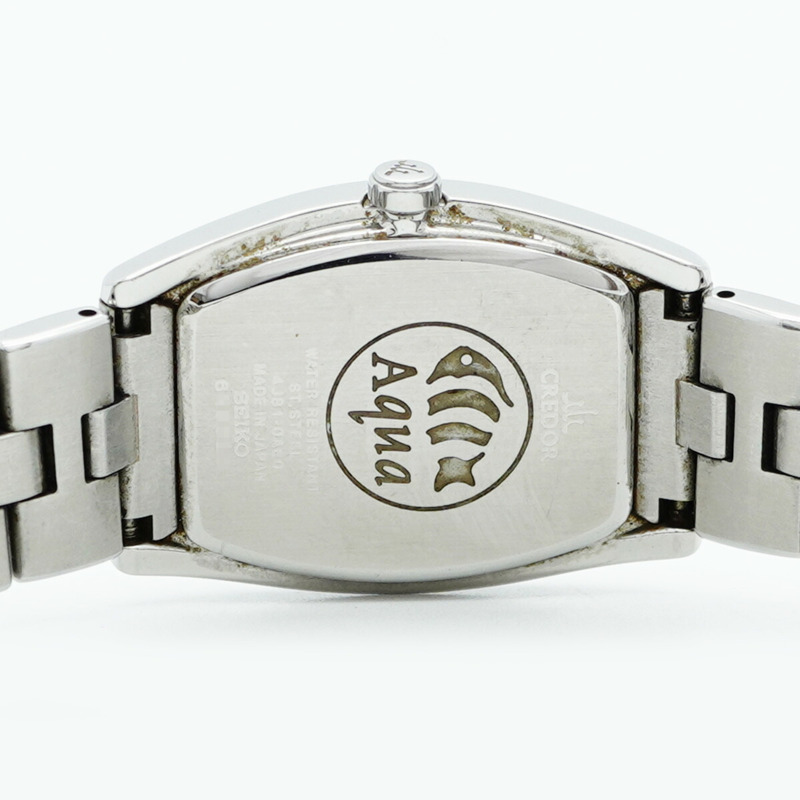 精工 Credor GSAS975 白色錶盤女士手錶-5