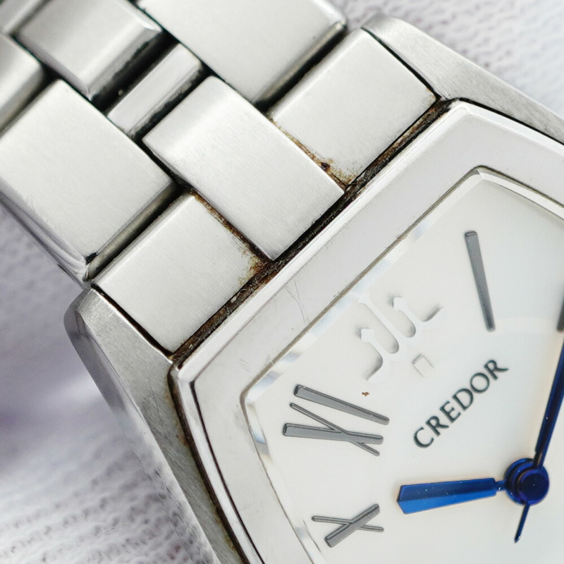 精工 Credor GSAS975 白色錶盤女士手錶-7