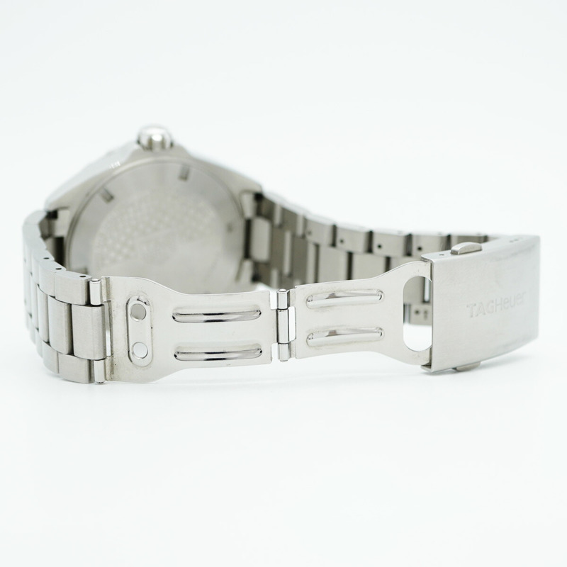 泰格豪雅 Formula 1 WAZ1010 藍色錶盤男士手錶-4