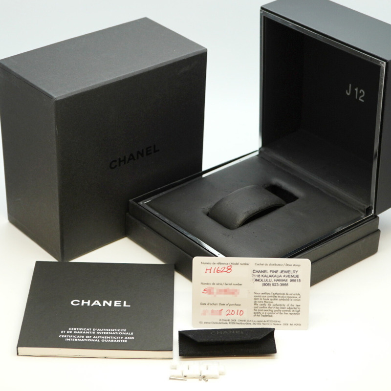 香奈兒 J12 H1628 白色錶盤女士手錶-1