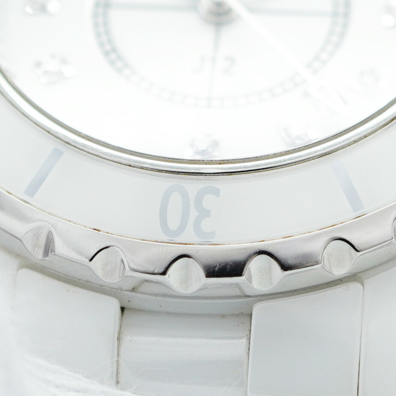 香奈兒 J12 H1628 白色錶盤女士手錶-7