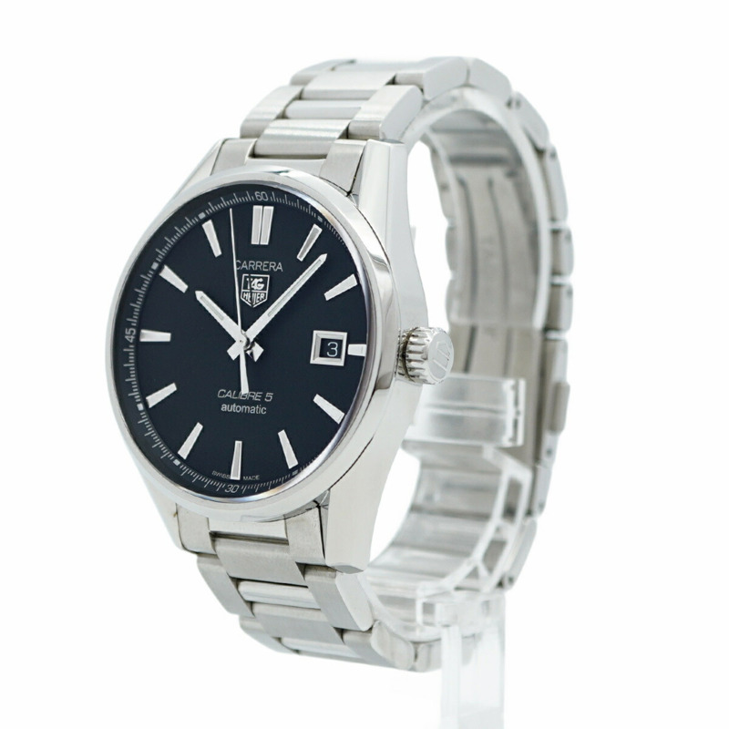 泰格豪雅卡萊拉系列 WAR211A-1 黑色錶盤男士手錶-2